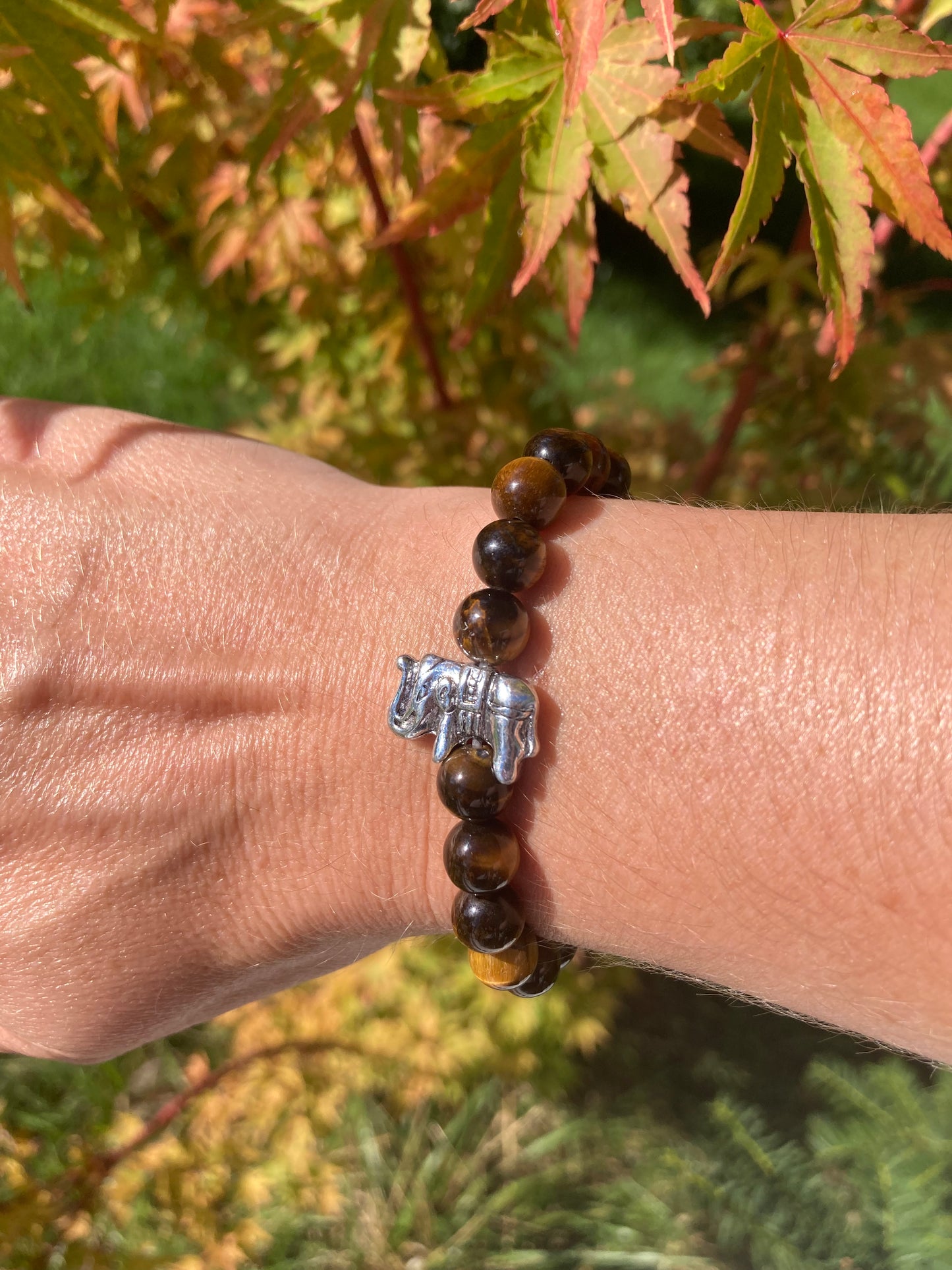 Tiger's Eye Charm Bracelet