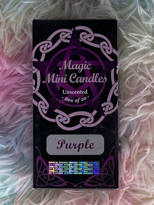 Purple Chime Candles